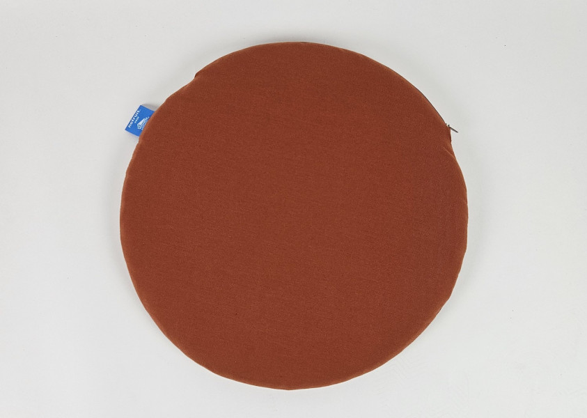 Zitkussen rond 40 x 3 cm Dralon Oranje E-054