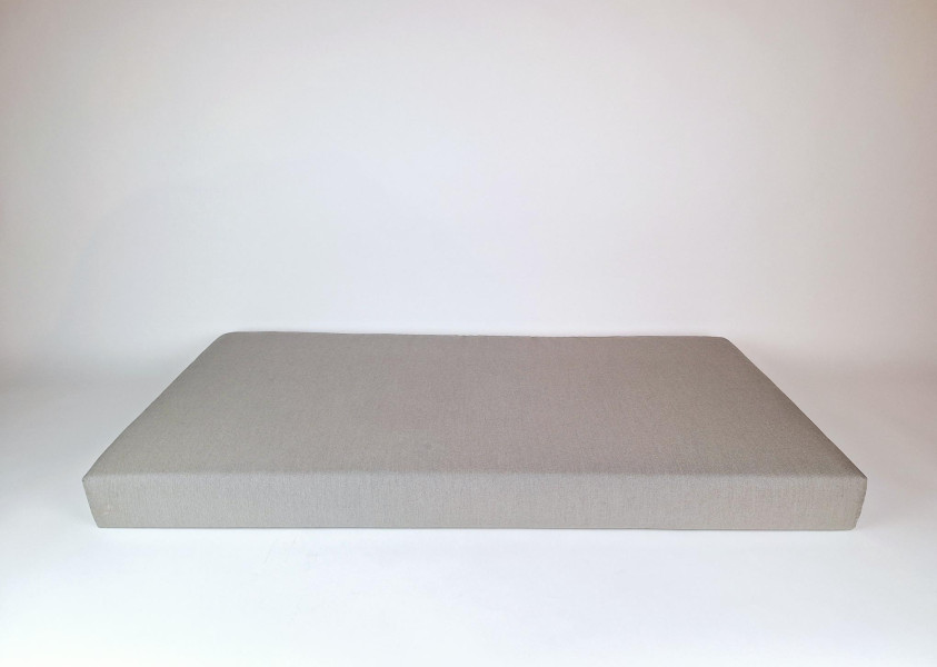 Zitkussen Sunbrella Natte Nature Grey 125x63x10  M-049