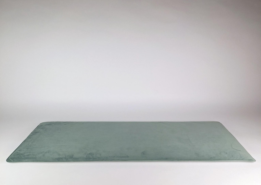 Zitkussen Homie Velvet Eucalyptus,102x43x3 met enkelkoord. E-0591