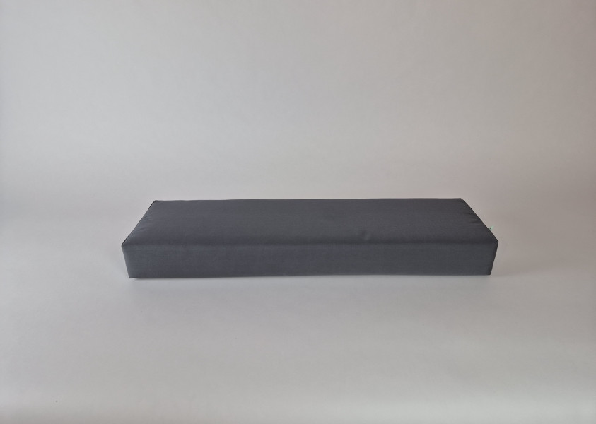 Zitkussen strak, Cartenza Homie Uni Anthracite, 90x26x10 cm. AA-029