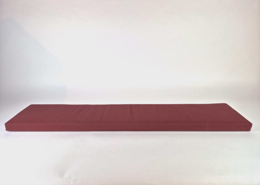 Zitkussens strak, Cartenza Burgundy, 149x29x5 cm. R-017