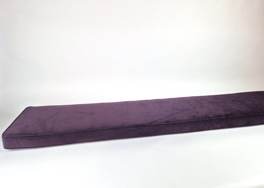 Zitkussens strak, Homie velvet Purple, 221x40x8 cm. R-029