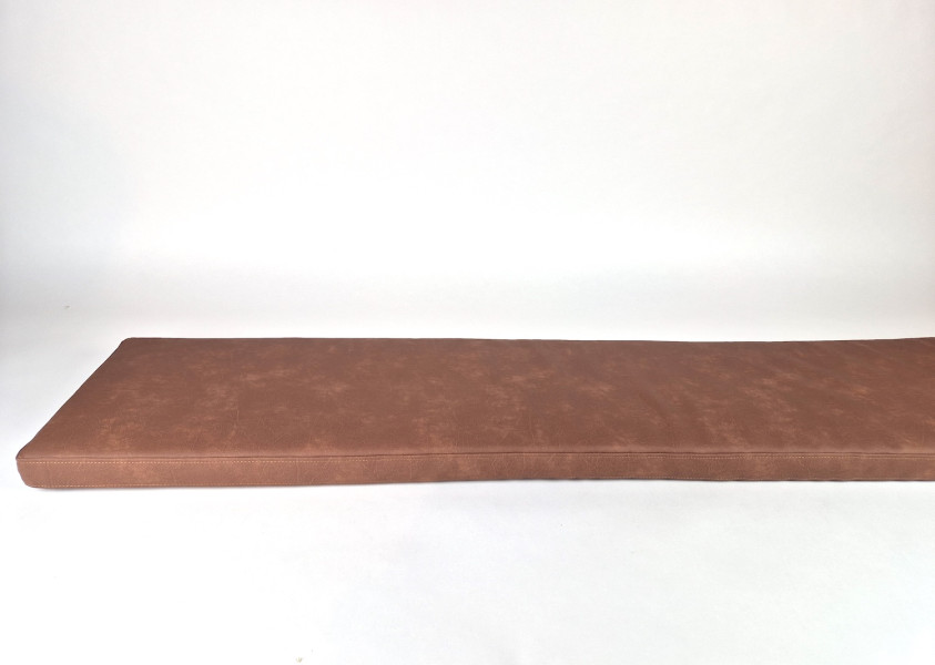 Zitkussens strak, Oxford Cognac 255x46x5 cm. M-072