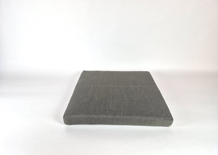 Zitkussens strak, Southend Anthracite, 70x70x8 cm. R-068