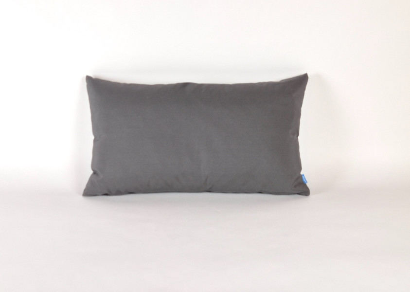 Rugkussen plof, Cartenza Carbon, 70x40 cm. R-084