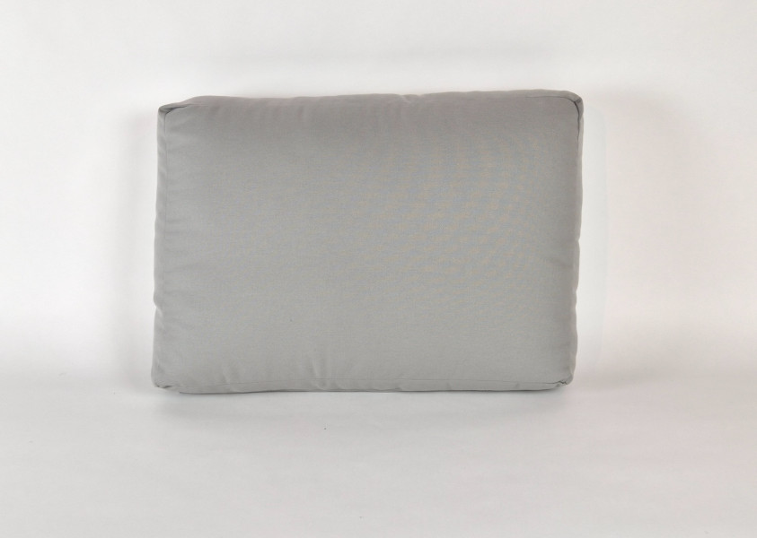 Rugkussen plof met binnenkamers, Cerdalon Grey, 65x45 cm. R-087