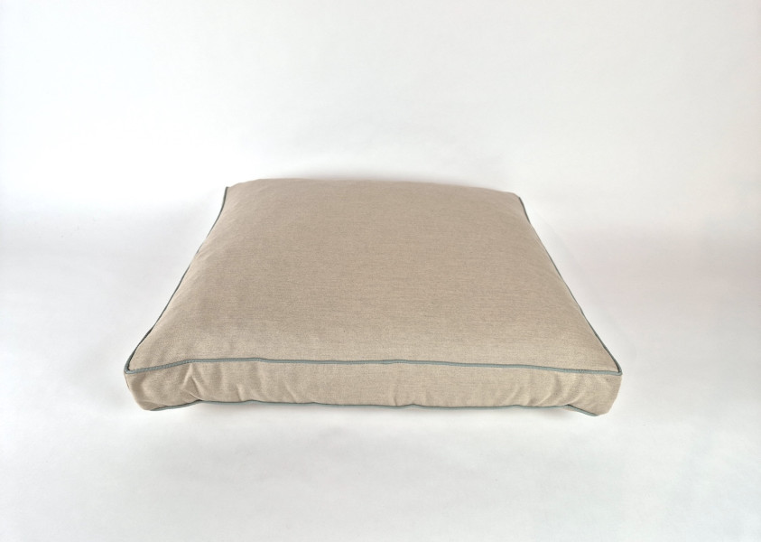 Zitkussen plof, Sunbrella Natte Heather Beige, 85x70 cm. R-090