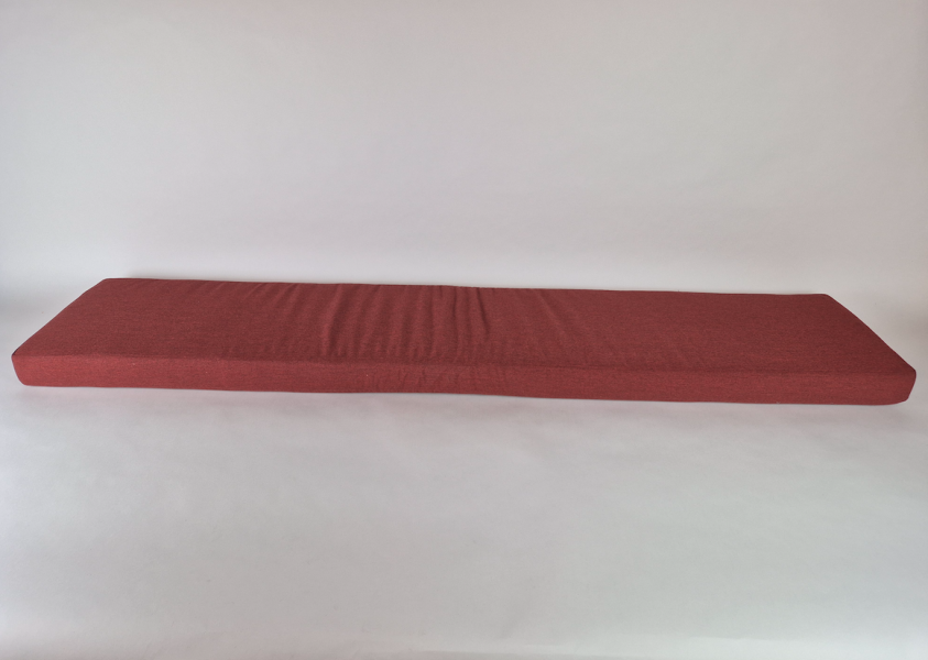 Zitkussen strak, Sunbrella Solids Autumn ,200x74x8 cm. R-114