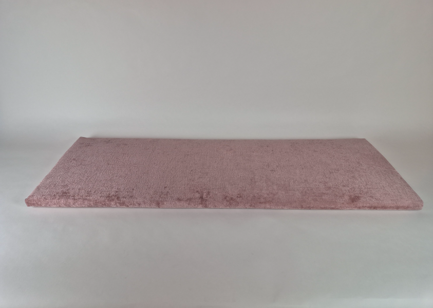 Zitkussen strak, Trend Bouclé Lila ,160x53,5x3,5 cm. R-115