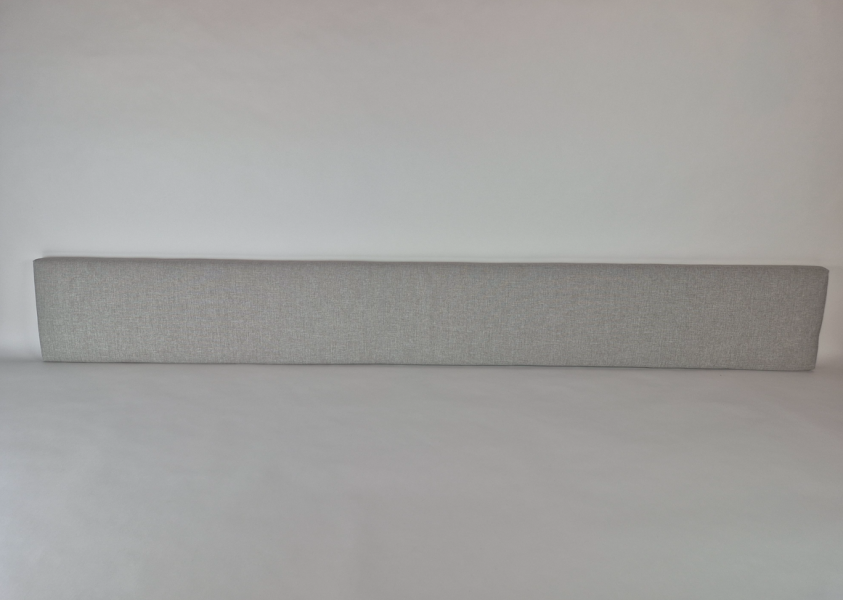 Rugkussen op plank,230x30x5 cm Nofruit Linnenlook Lungo R-141