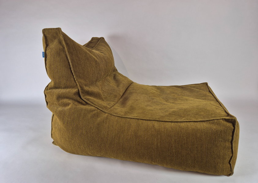 Loungezitzak,95x72x29/75cm, rib gold R-147