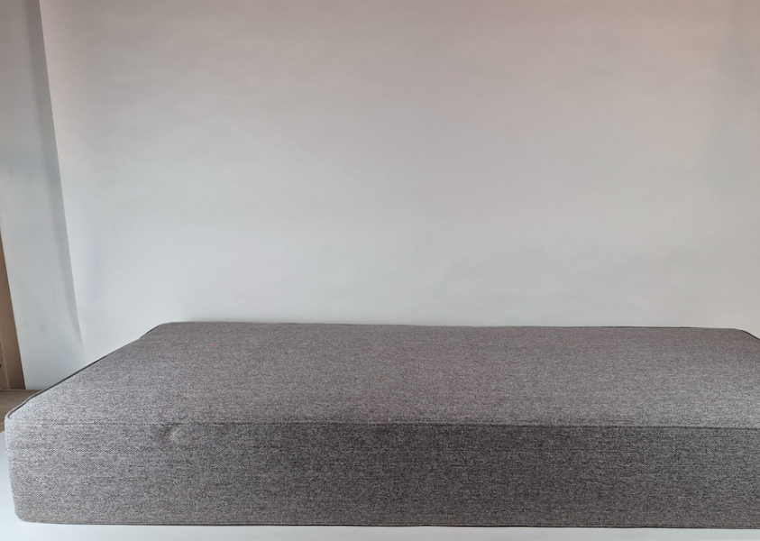Zitkussen strak, 203x90x25 cm, Homie Gaia Dark Taupe, R-149