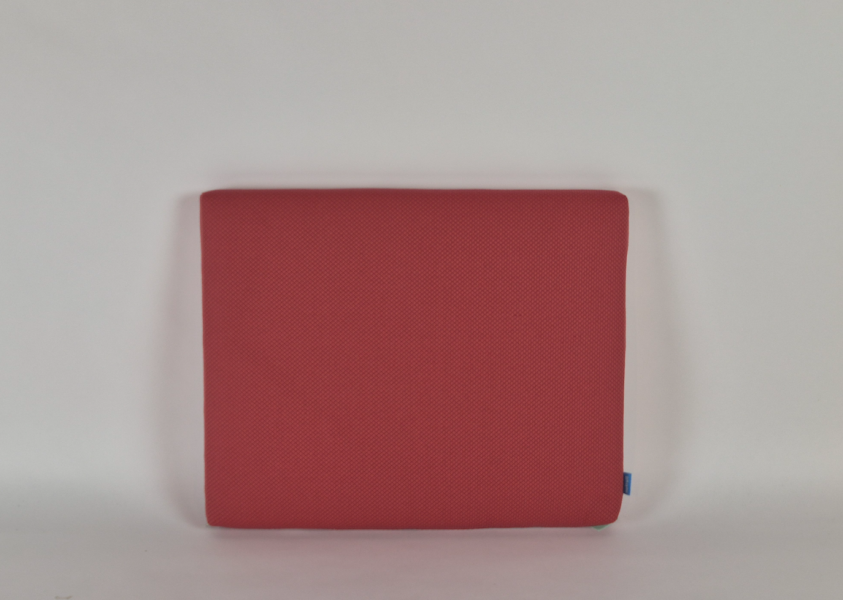 Rugkussen strak, 56x45x5cm, Moog red, R-150