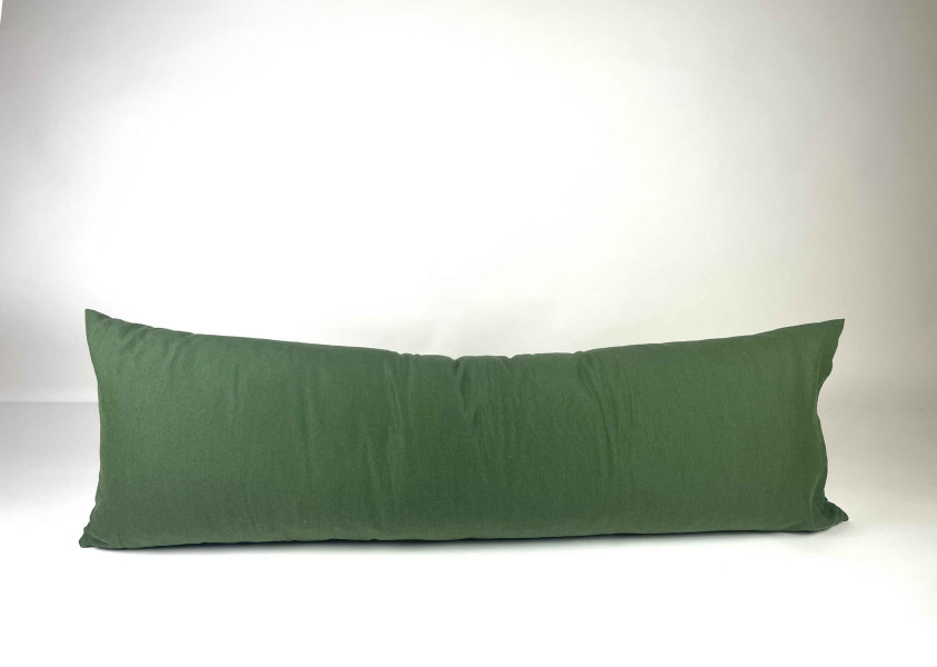 Rugkussen plof,130x43x20, Solids Calathea, R-218