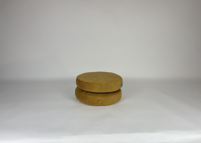 Zitkussen rond 40x7 cm Adore Gold R-55