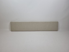 Rugkussen op plank met haaklat Linnenlook Grof 156x31x5 cm
