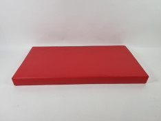 Zitkussen strak 120x60x8 cm Flame Kunstleer Red H-038