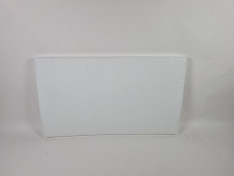 Rugkussen strak 100x58x5 - Cartenza Uni White
