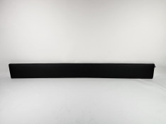 rugkussen op plank (let op haaklat mist) flame kunstleer black, 242x26x5 G3059